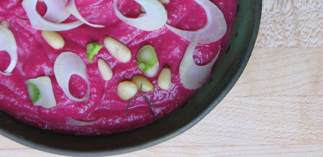 Beet Spread with Fennel and Pine Nuts