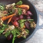 Roasted Spring Salad with Fennel and Radicchio