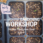 Announcing: Gardening Workshops!